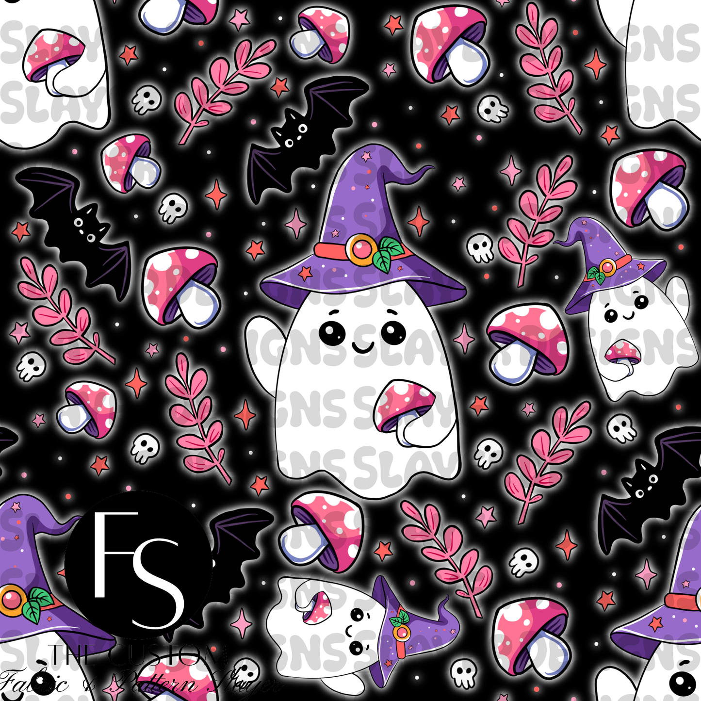 Spooky Mushrooms -  FABRICSLAYER