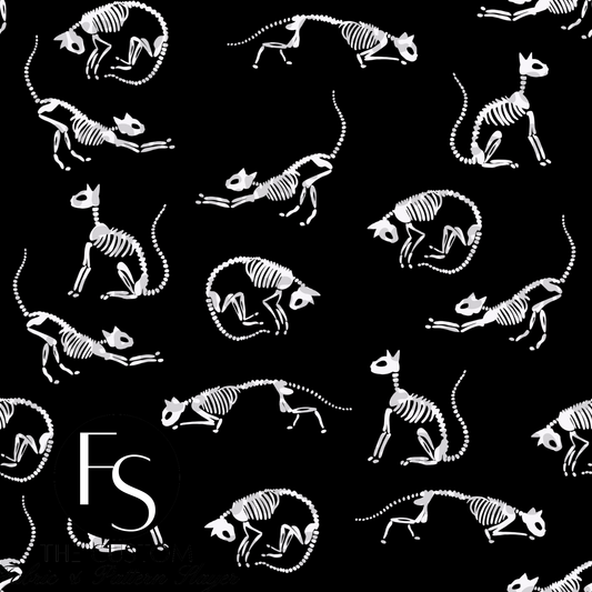 Skeleton Cats - FABRICSLAYER