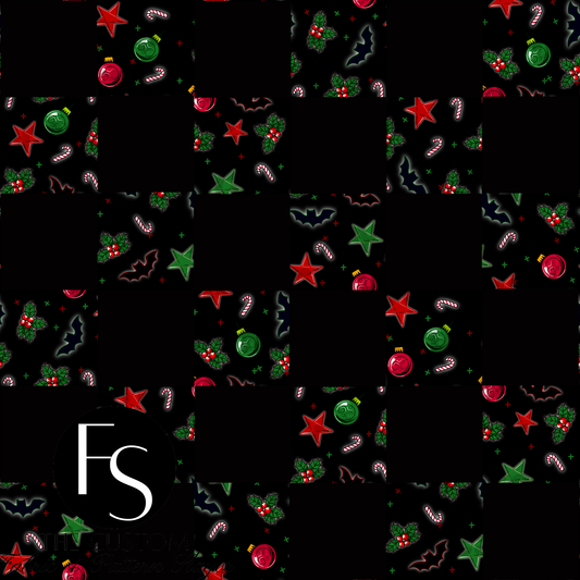 Dark Christmas Coordinate B -  FABRICSLAYER
