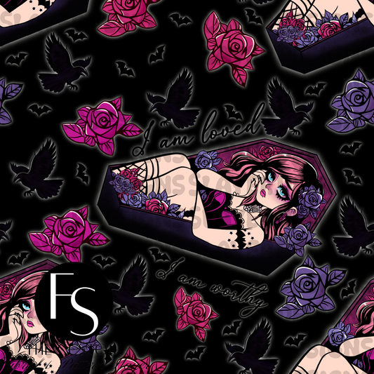 Sad Goth Girl Affirmations - FABRICSLAYER