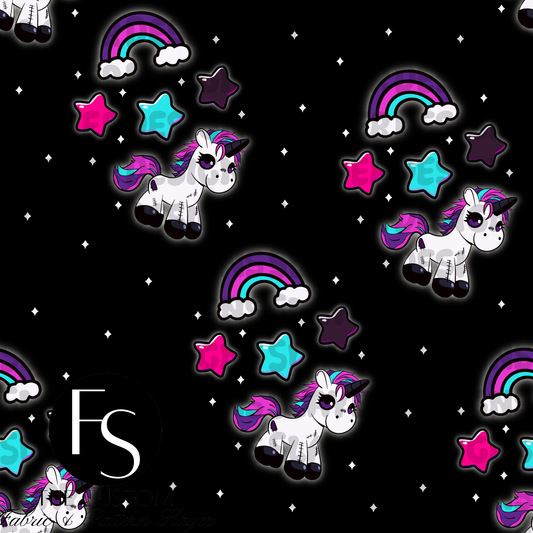 Unicorn Sad Goth Girl Coordinate - FABRICSLAYER