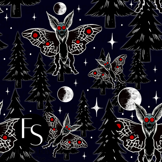 Creepy Mothman - FABRICSLAYER