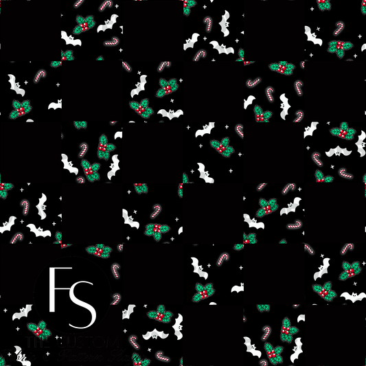 Spooky Mama and Me Christmas Coordinate B - FABRICSLAYER