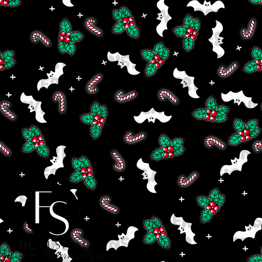 Spooky Mama and Me Christmas Coordinate A - FABRICSLAYER