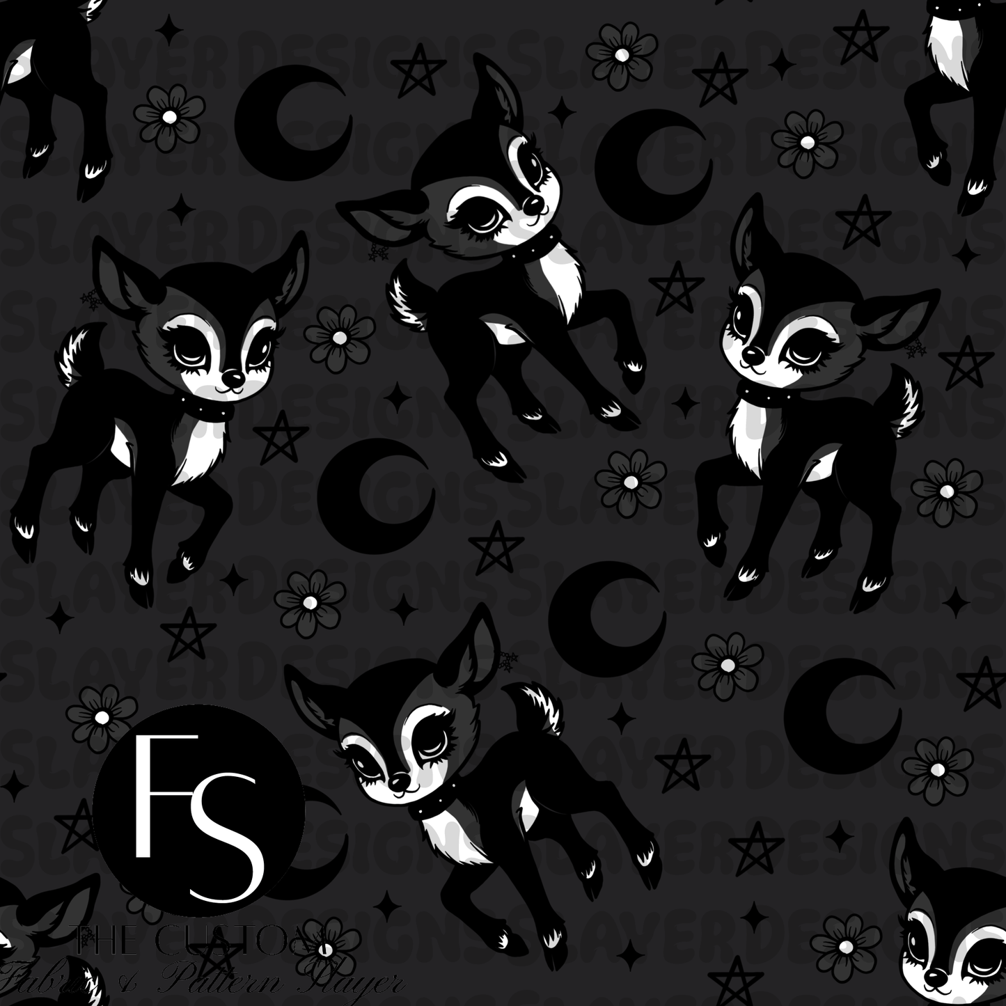 Spring Gothic Deer A -  FABRICSLAYER
