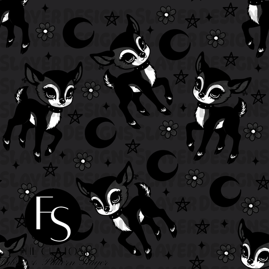 Spring Gothic Deer A -  FABRICSLAYER