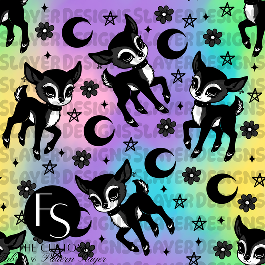 Spring Gothic Deer B - FABRICSLAYER
