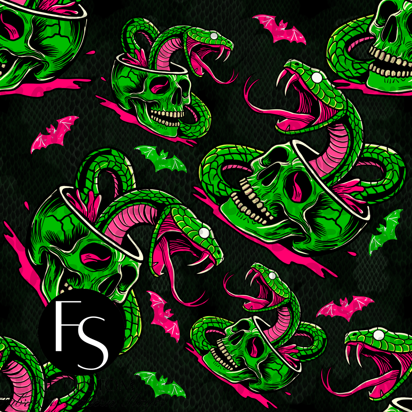 Watermelon Snakes -  FABRICSLAYER