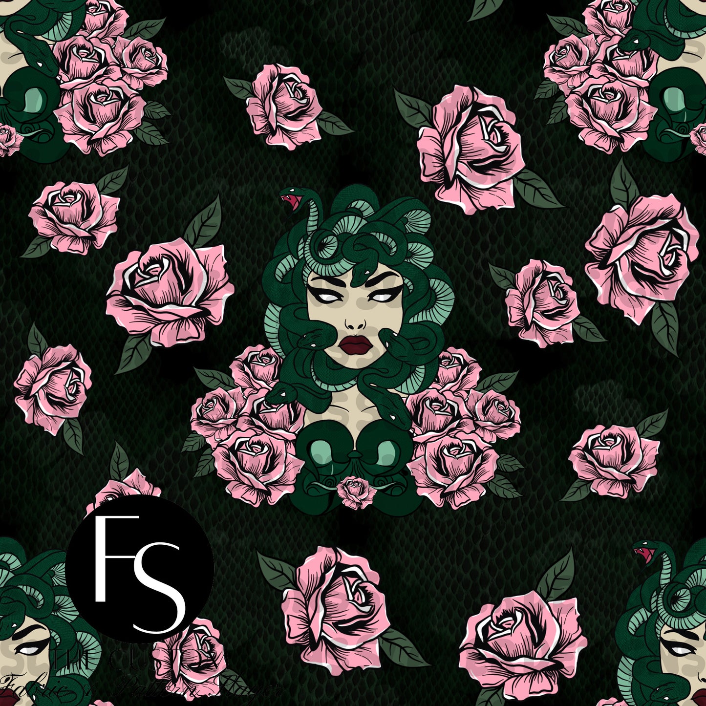 Floral Medusa -  FABRICSLAYER