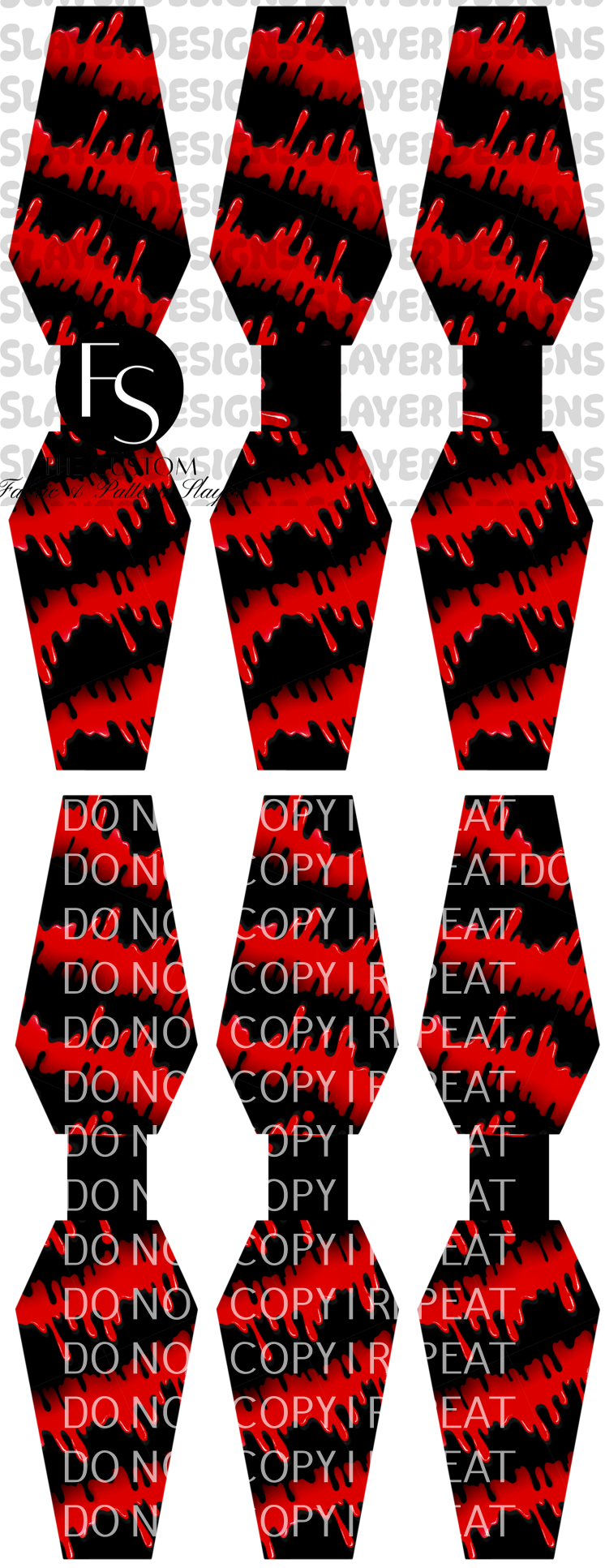 COFFINCORD007 - Cut and Sew Cord Organizer FABRICSLAYER - Preorder