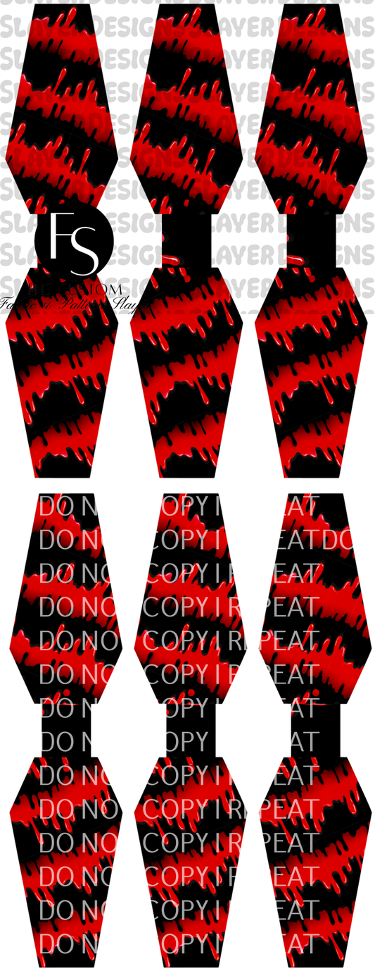 COFFINCORD007 - Cut and Sew Cord Organizer FABRICSLAYER - Preorder