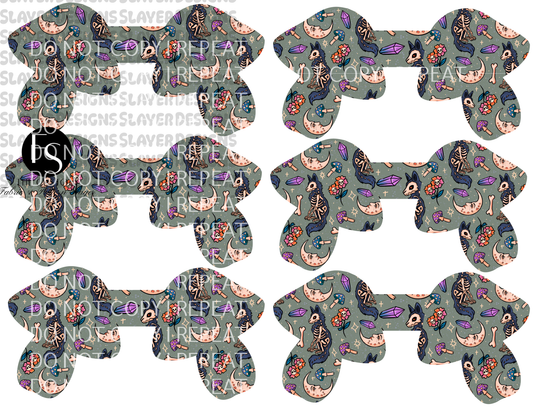 SHROOMCORD003 - Cut and Sew Cord Organizer FABRICSLAYER - Preorder