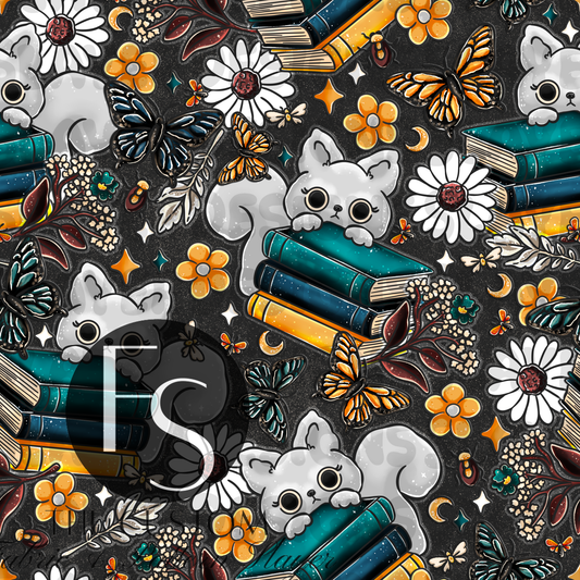 Bookish Garden A - LYSSDOODLES