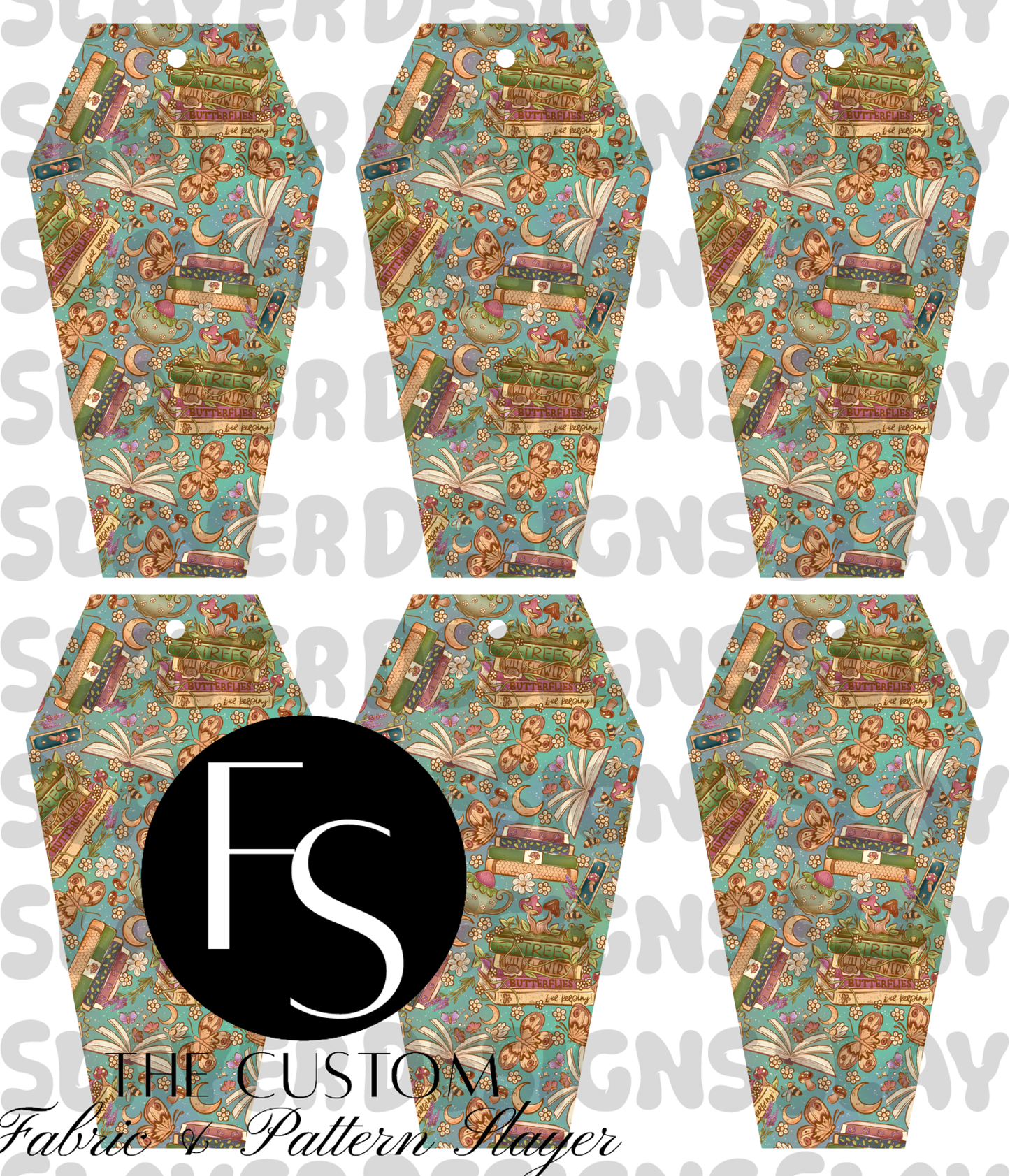 COFFINMARK36 - Cut and Sew Bookmarks FABRICSLAYER - Preorder