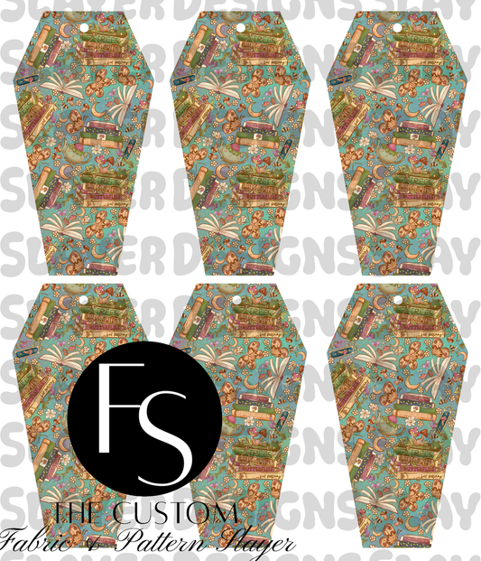 COFFINMARK36 - Cut and Sew Bookmarks FABRICSLAYER - Preorder