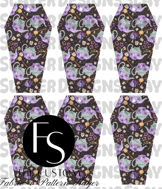 COFFINMARK37 - Cut and Sew Bookmarks FABRICSLAYER - Preorder