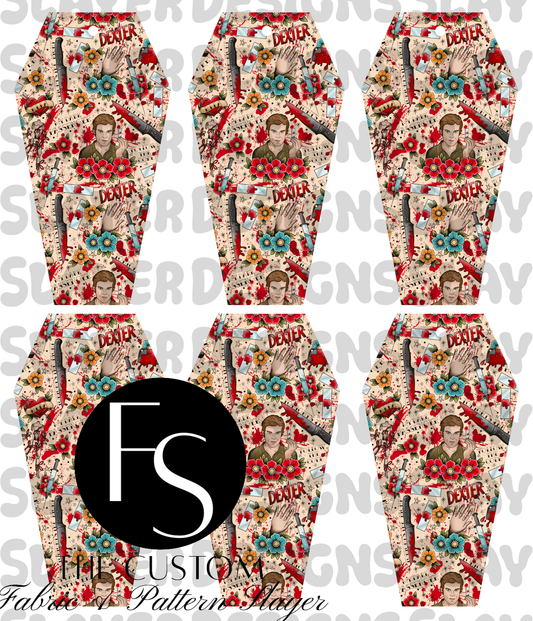 COFFINMARK38 - Cut and Sew Bookmarks FABRICSLAYER - Preorder