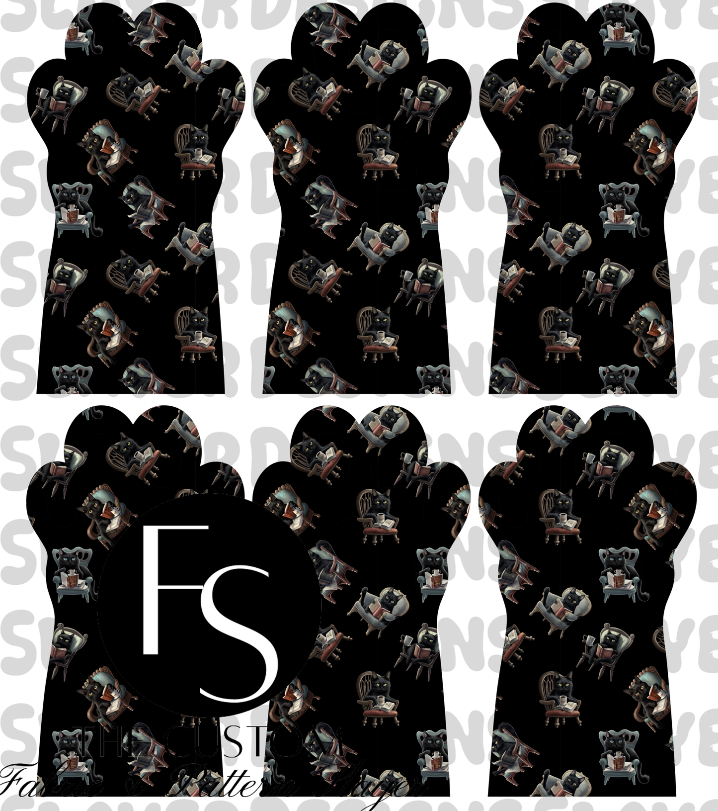 PAWMARK043 - Cut and Sew Bookmarks FABRICSLAYER - Preorder