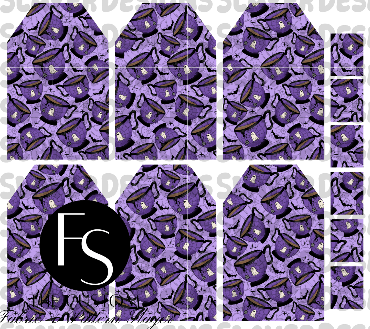 TEABAGMARK015 - Cut and Sew Bookmarks FABRICSLAYER - Preorder