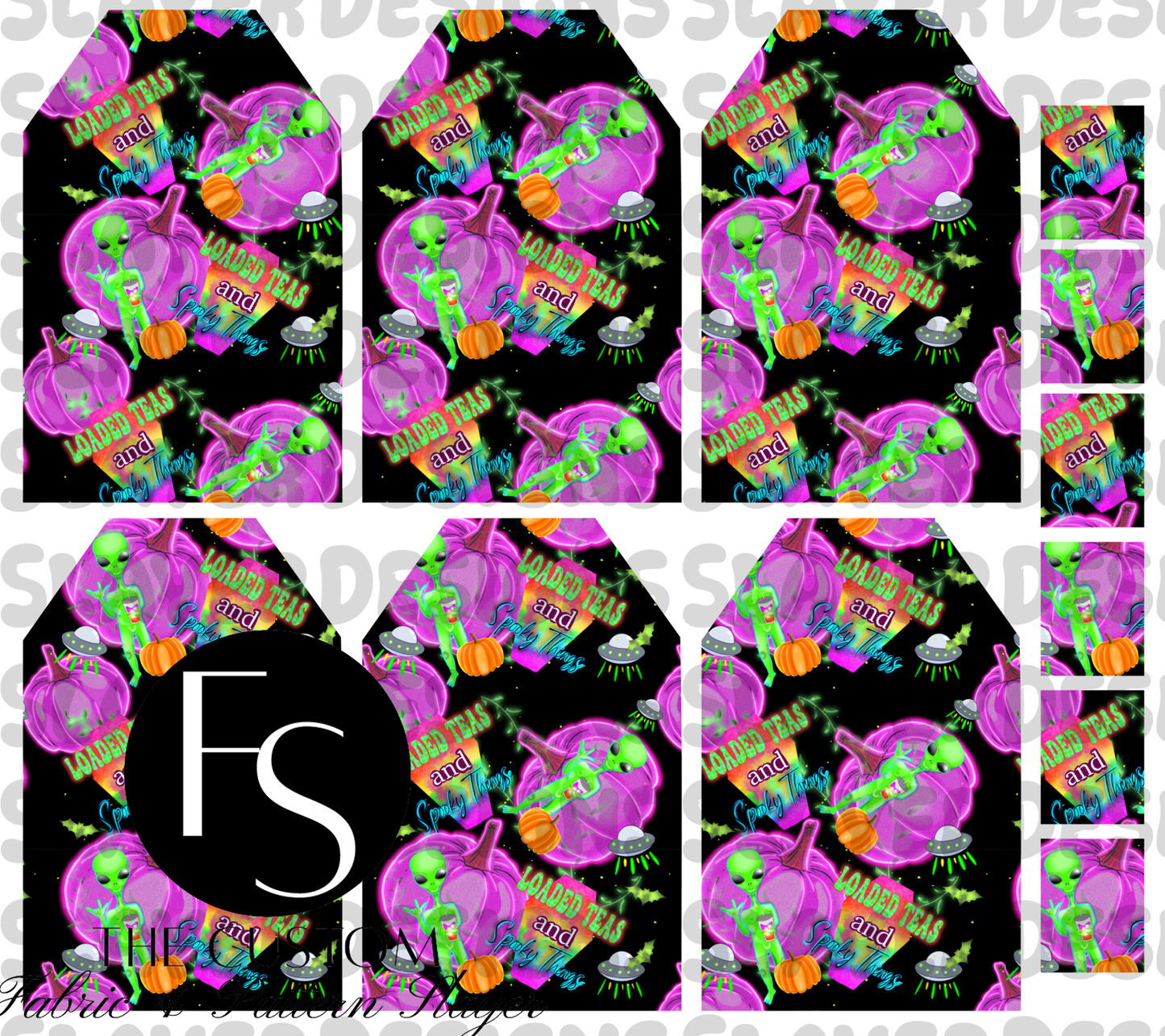 TEABAGMARK016 - Cut and Sew Bookmarks FABRICSLAYER - Preorder