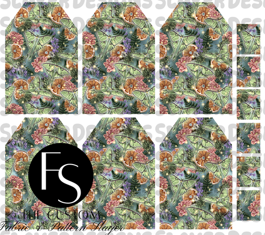 TEABAGMARK020 - Cut and Sew Bookmarks FABRICSLAYER - Preorder