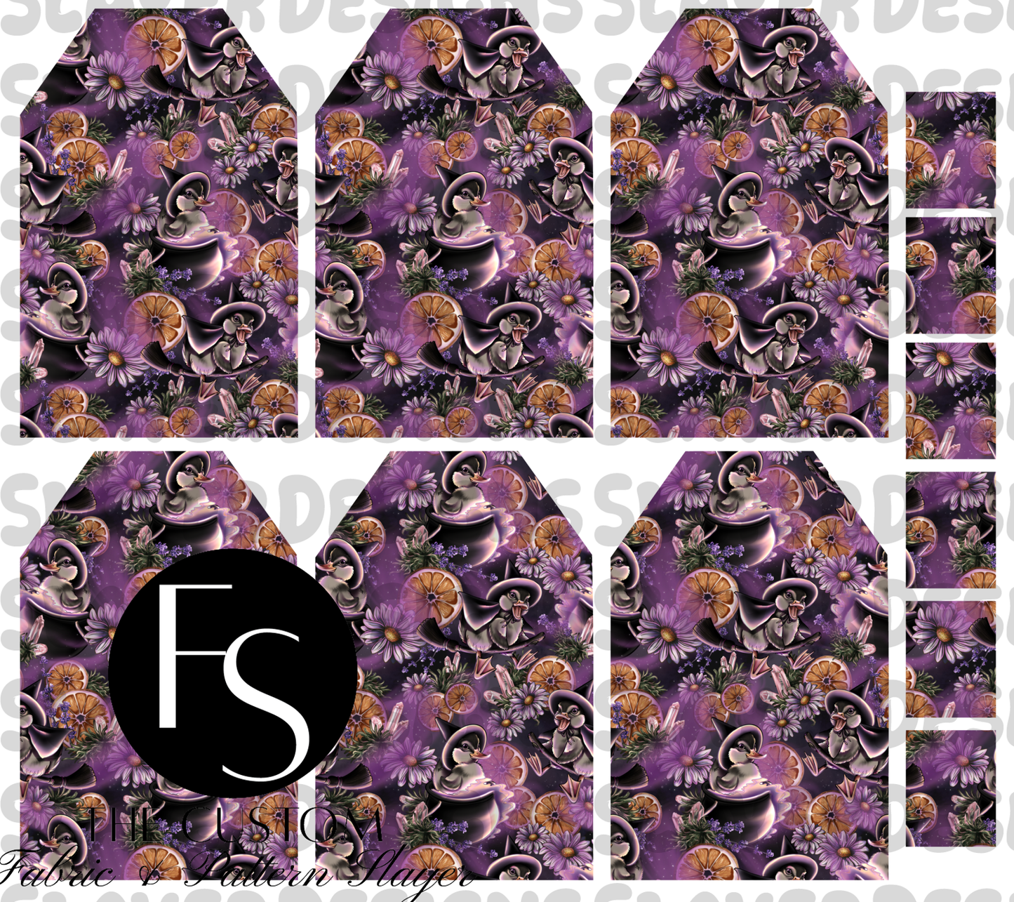 TEABAGMARK023 - Cut and Sew Bookmarks FABRICSLAYER - Preorder