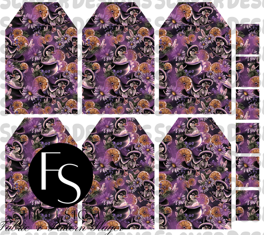 TEABAGMARK023 - Cut and Sew Bookmarks FABRICSLAYER - Preorder