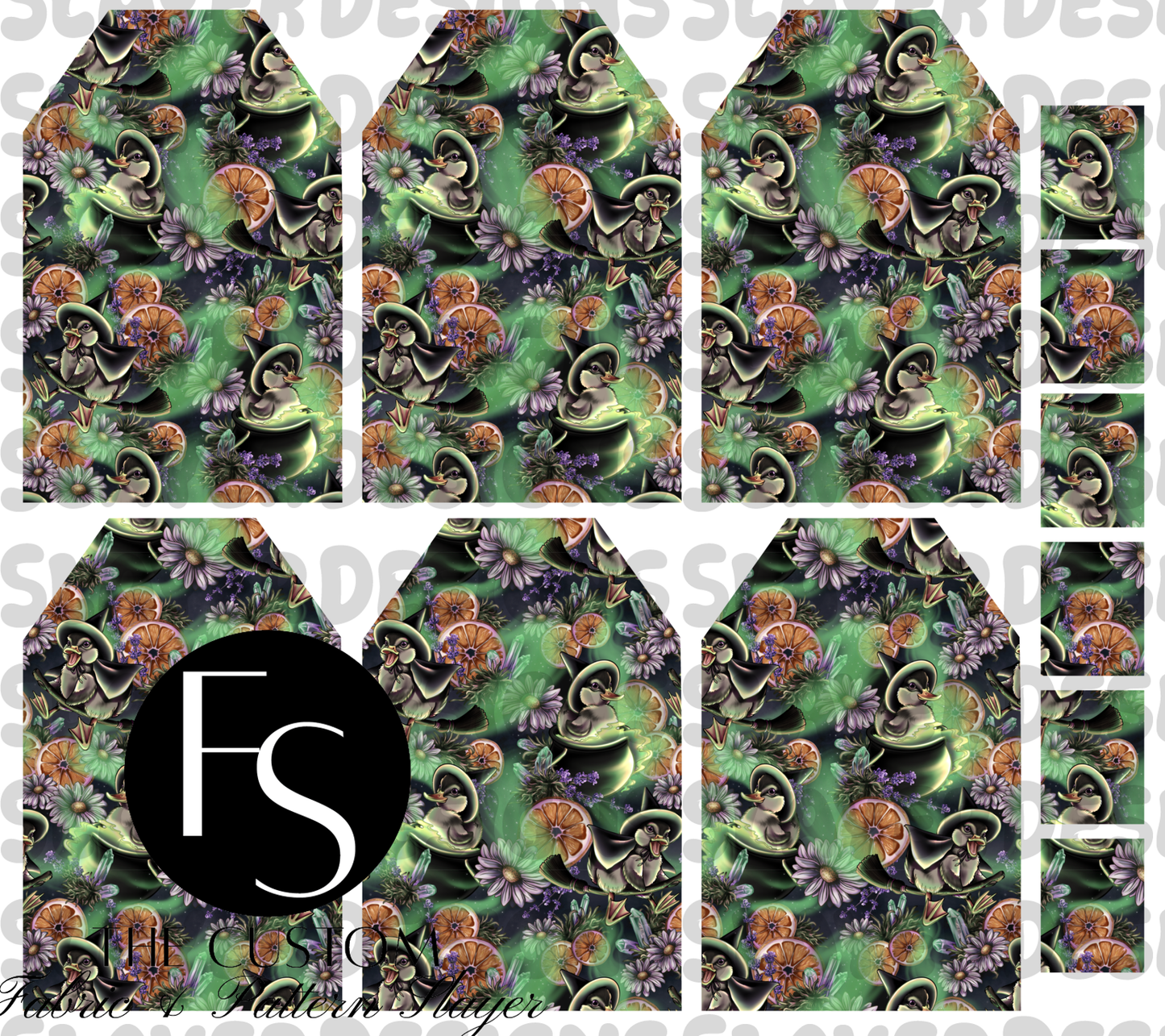 TEABAGMARK024 - Cut and Sew Bookmarks FABRICSLAYER - Preorder