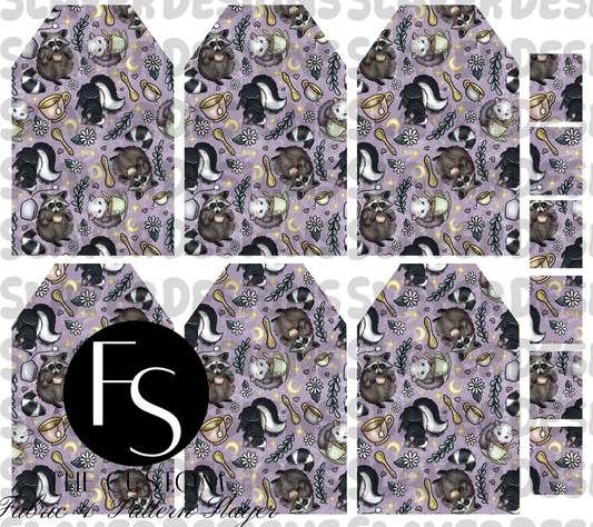 TEABAGMARK027 - Cut and Sew Bookmarks FABRICSLAYER - Preorder