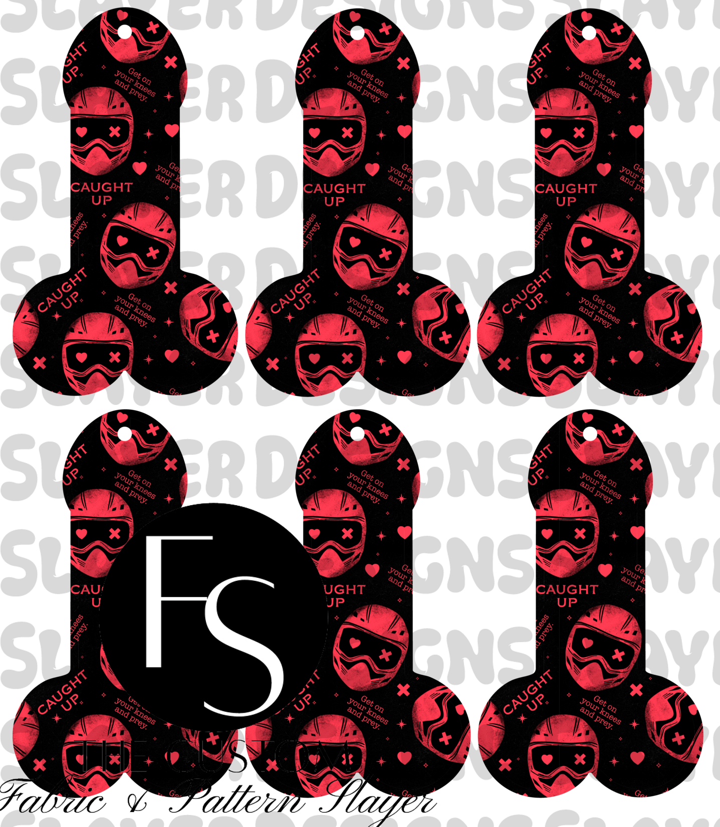 COCKMARK32 - Cut and Sew Bookmarks FABRICSLAYER - Preorder