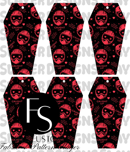 COFFINMARK43 - Cut and Sew Bookmarks FABRICSLAYER - Preorder