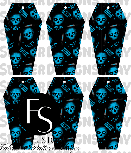 COFFINMARK44 - Cut and Sew Bookmarks FABRICSLAYER - Preorder