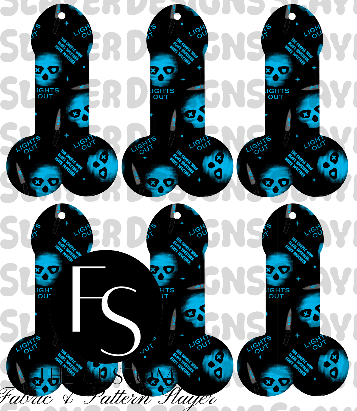 COCKMARK33 - Cut and Sew Bookmarks FABRICSLAYER - Preorder