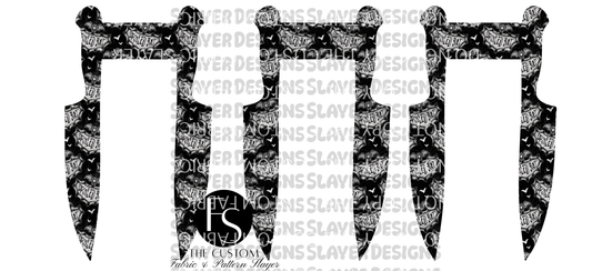 KNIFECHAIN007 - Cut and Sew Keychains FABRICSLAYER - Preorder