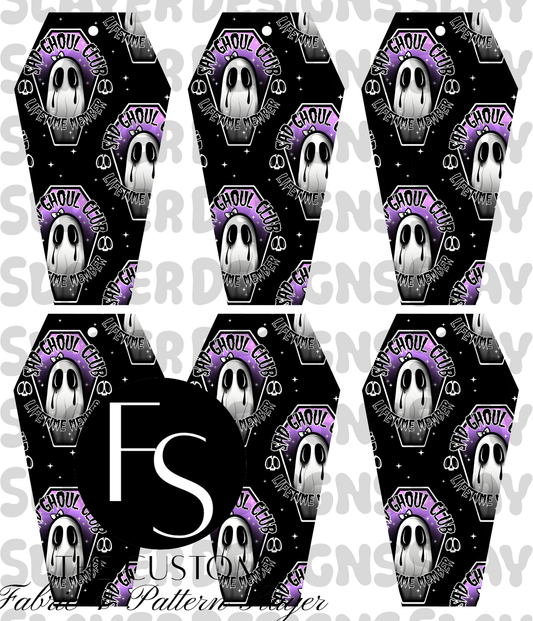 COFFINMARK34 - Cut and Sew Bookmarks FABRICSLAYER - Preorder