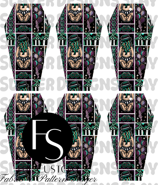 COFFINMARK29 - Cut and Sew Bookmarks FABRICSLAYER - Preorder