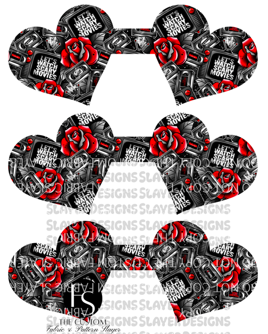 HEARTCHAIN007 - Cut and Sew Keychains FABRICSLAYER - Preorder