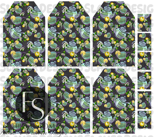 TEABAGMARK001 - Cut and Sew Bookmarks FABRICSLAYER - Preorder