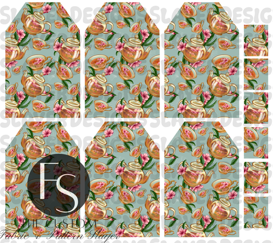 TEABAGMARK004 - Cut and Sew Bookmarks FABRICSLAYER - Preorder