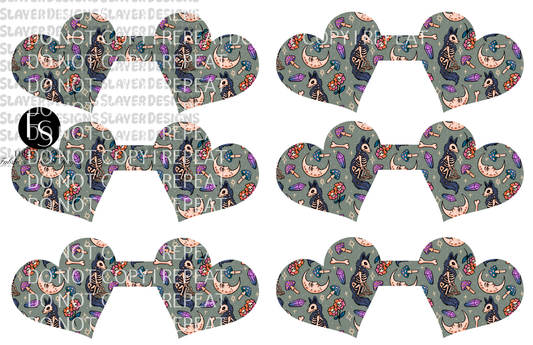 HEARTCORD003 - Cut and Sew Cord Organizer FABRICSLAYER - Preorder