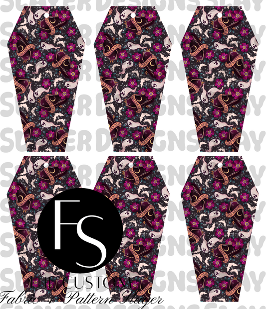 COFFINMARK32 - Cut and Sew Bookmarks FABRICSLAYER - Preorder