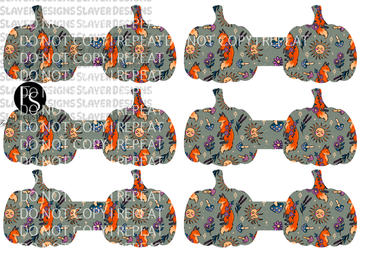 PUMPKINCORD002 - Cut and Sew Cord Organizer FABRICSLAYER - Preorder