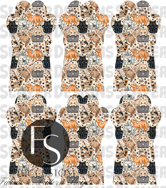 PAWMARK014 - Cut and Sew Bookmarks FABRICSLAYER - Preorder