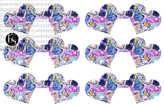 HEARTCORD005 - Cut and Sew Cord Organizer FABRICSLAYER - Preorder