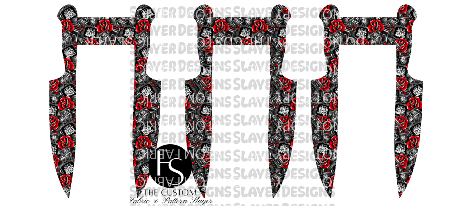KNIFECHAIN005 - Cut and Sew Keychains FABRICSLAYER - Preorder