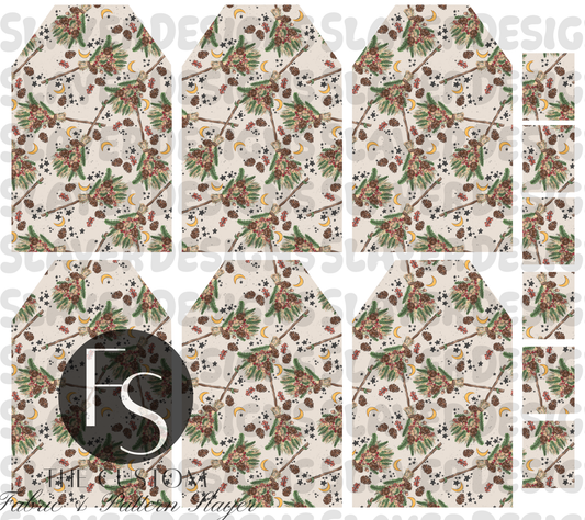 TEABAGMARK011 - Cut and Sew Bookmarks FABRICSLAYER - Preorder