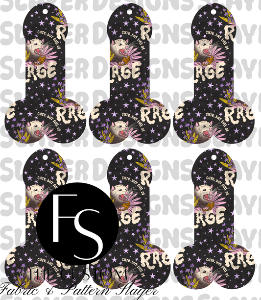 COCKMARK27 - Cut and Sew Bookmarks FABRICSLAYER - Preorder