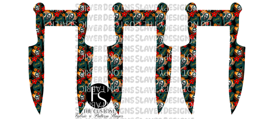 KNIFECHAIN001 - Cut and Sew Keychains FABRICSLAYER - Preorder