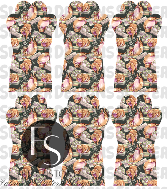 PAWMARK008 - Cut and Sew Bookmarks FABRICSLAYER - Preorder