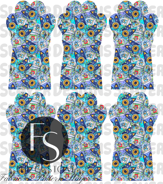 PAWMARK028 - Cut and Sew Bookmarks FABRICSLAYER - Preorder